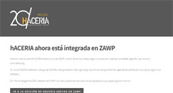 Desktop Screenshot of haceria.com